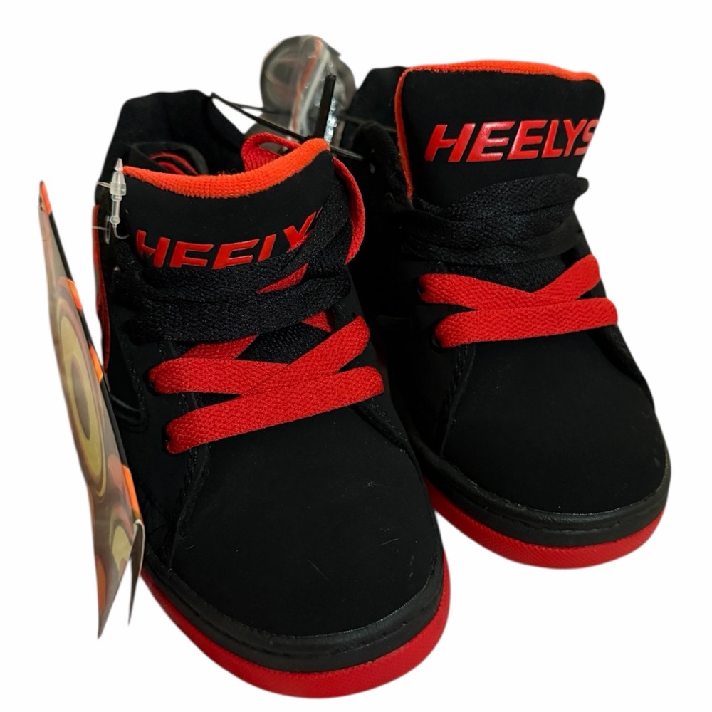 Heelys The Original Heelys Wheeled Black and Red Shoes